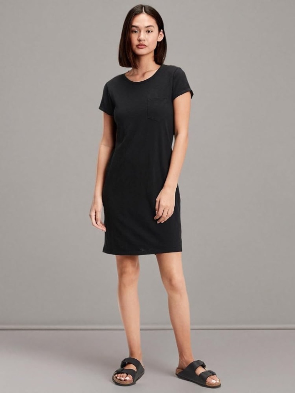 NWT [GAP] 100% Cotton Effortless Short Sleeve Tee T-Shirt Mini Dress | Medium